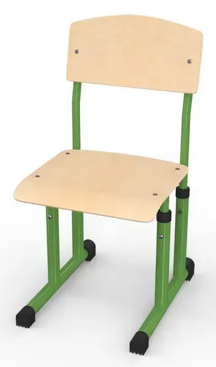 Стілець учнівський полозковий кругла труба №3-6 МФ Вересень